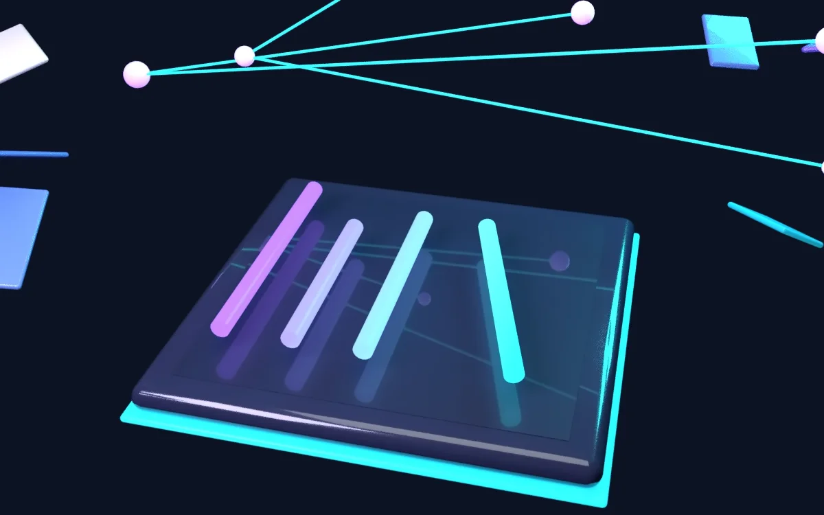 Bordai Knowledge — 3D render